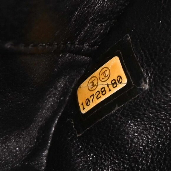 Chanel Black Calfskin Luxury Line Accordion Flap Handbag 196345 - Picture 9 of 9